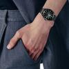 Citizen Business Retro Dial Date Display Mechanical Movement Leather Strap Watch 40mm Men watches Black NH8395-00EB