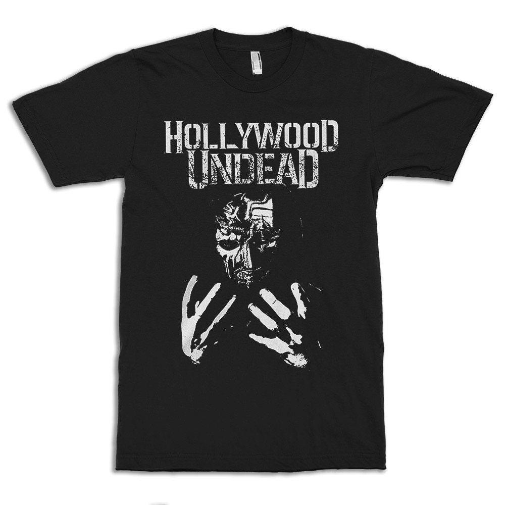 Hollywood Undead Grafisk T-shirt, Herr- och Damstorlekar (met-141)