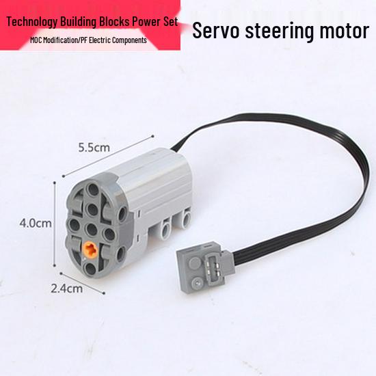 Compatible Lego M-Size Motor Power Set: Mechanical Building Blocks, Technology Accessories, Remote Control, 5 Battery Box
