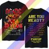 2025Band Printed T-shirt Coming Soon Rock Casual Lyrics Short Sleeve Top TOUR PWRU Cotton Shirt