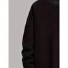 Men'S Black Crewneck Sweatshirt With Spider Print, Casual Style.