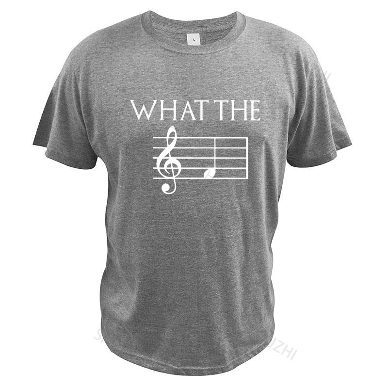 

What The F Musical Note T Shirt EU Size Cotton Simple Logo Basic Short Sleeve Soft Tee Tops S