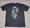 Hobo Jack Camicia Uomo 2XL Pantera Nera Teschio Grafica Posteriore Streetwear T-shirt Logo
