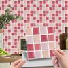 10 pezzi Adesivi per piastrelle in gel per cucina e bagno Adesivi per mosaico autoadesivi Carta da parati in mattoni di vetro creativi