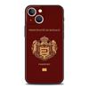 Morocco Ukraine Passport For iPhone 11 12 13 15 14 Pro Max Phone Case X XR XS 7 8 Plus SE 2020 Luxury Black Soft Cover Funda