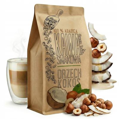Caffè in Grani Aromatizzato Nocciola Cocco Nocciola Cocco 250 G Green Touch