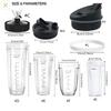 Juicer Blender Parts 16/18/24/32OZ Cup / Rubber Gasket / Seal Lid  for Nutri Ninja Blender Accessories Easy to Replace