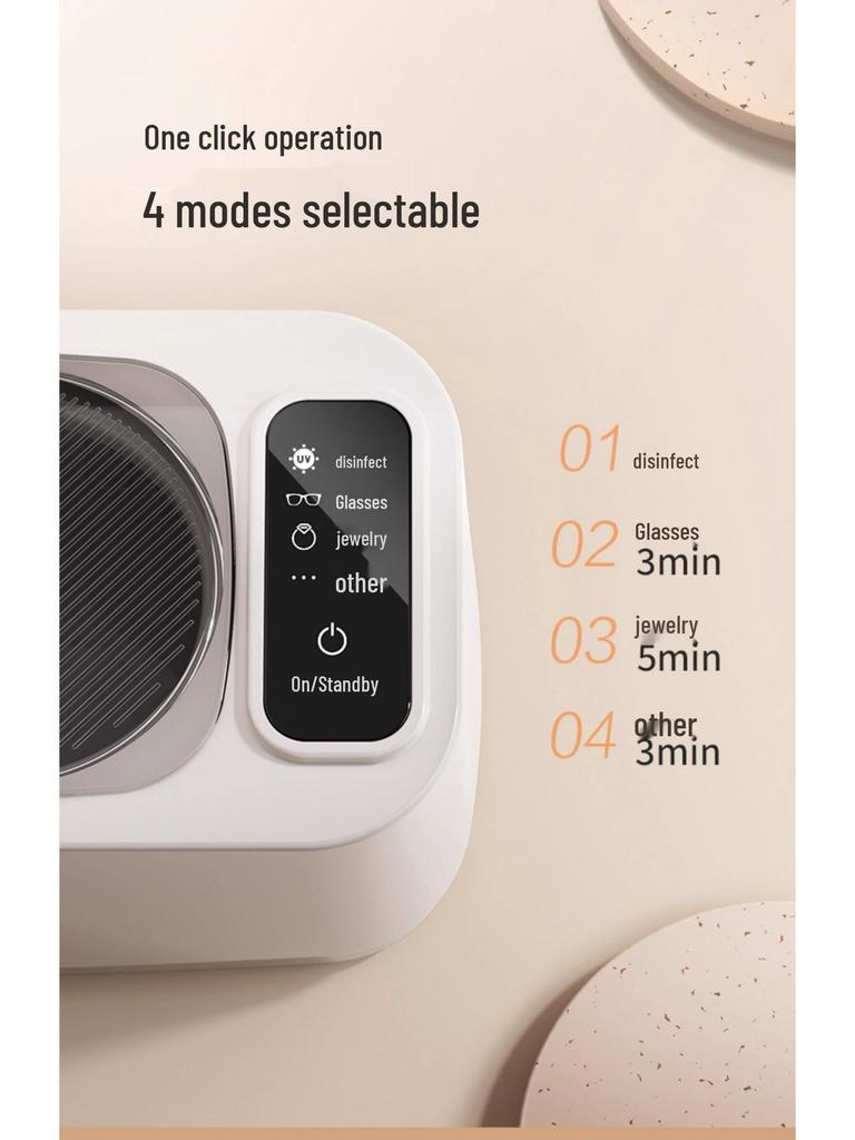 Ultraschall-Brillen- & Mundschutzreiniger – Desinfektions- & Haushaltsreinigungsmaschine