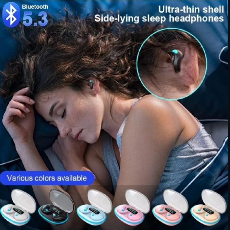 Mini Wireless Bluetooth Earphones With Free Freebie Bt5.3 Sleeping Earbuds Stereo Sport Headset