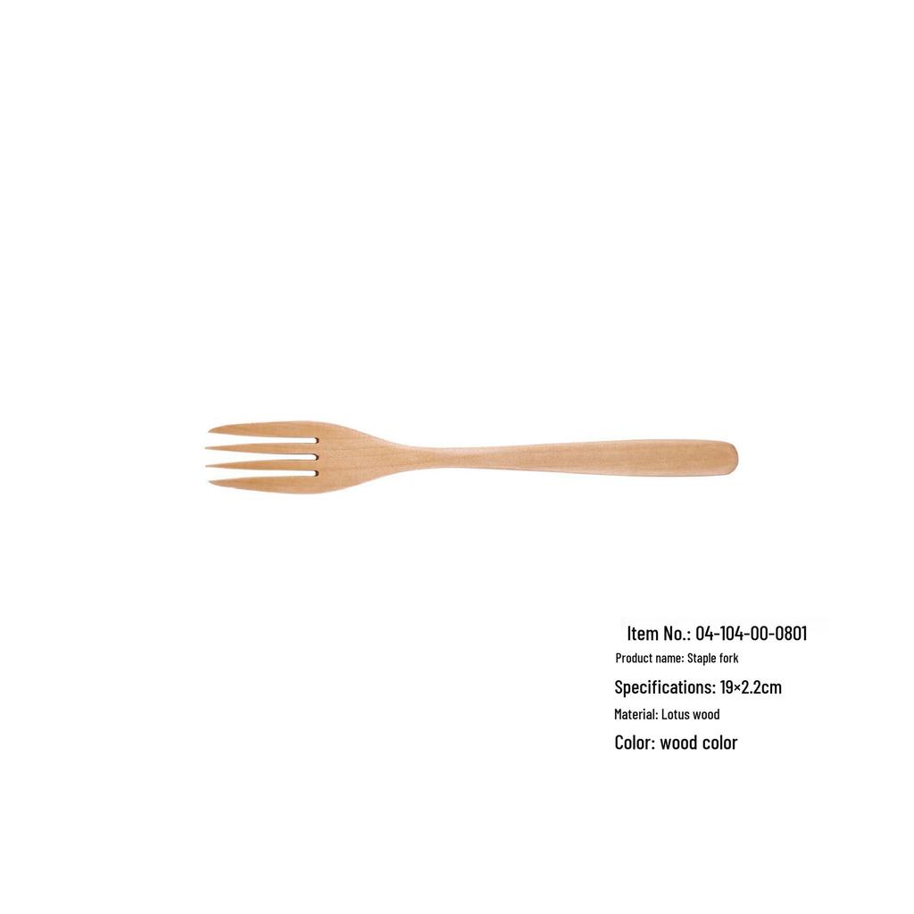 Japanese Korean Wooden Spoon & Chopsticks Set - Portable Tableware for Soup, Rice, and Serving.