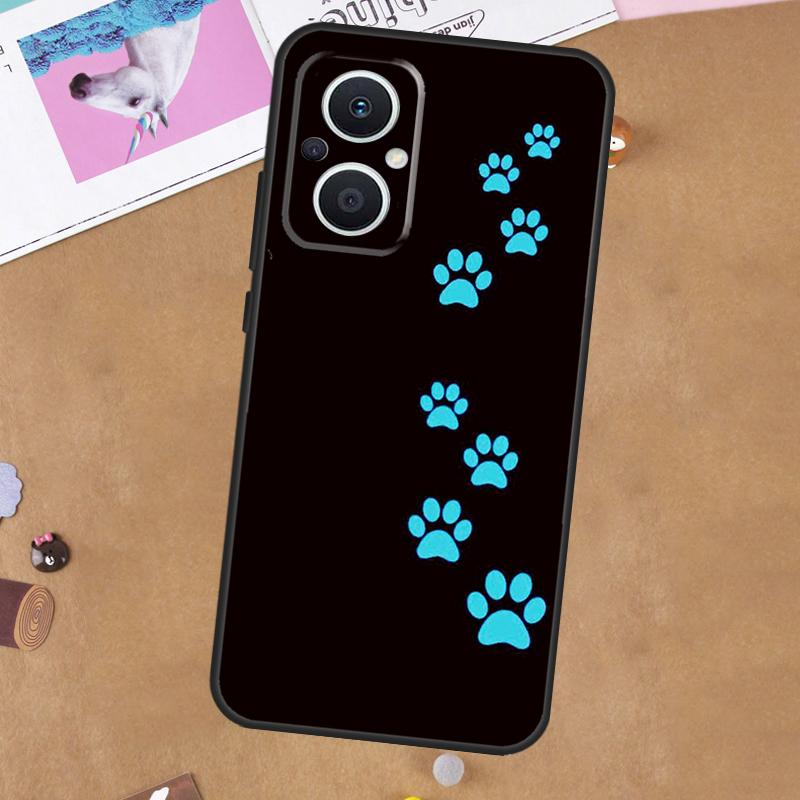 Katze Hund Pfoten Hülle Für OPPO Reno 8T 4Z 5Z 11F 8 10 11 Pro 5 6 7 Lite OPPO Find X6 Pro X2 X3 X5 Lite Abdeckung