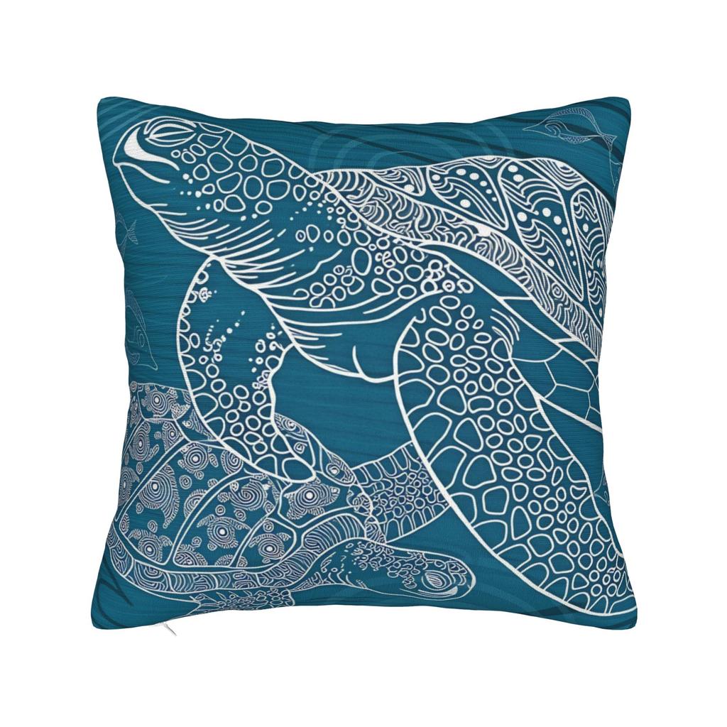 Sea Turtle Pillowcases Fashion Pillow Case For Living Room Bed Chair Soft Pillow Cover