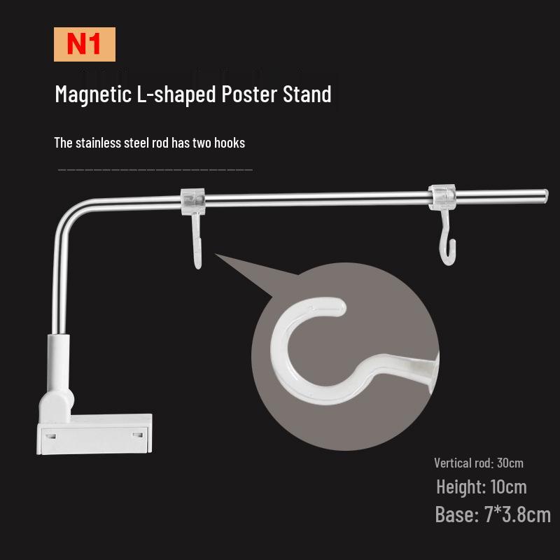 Supermarket Product Poster Display Stand with Clip for Desktop Signage