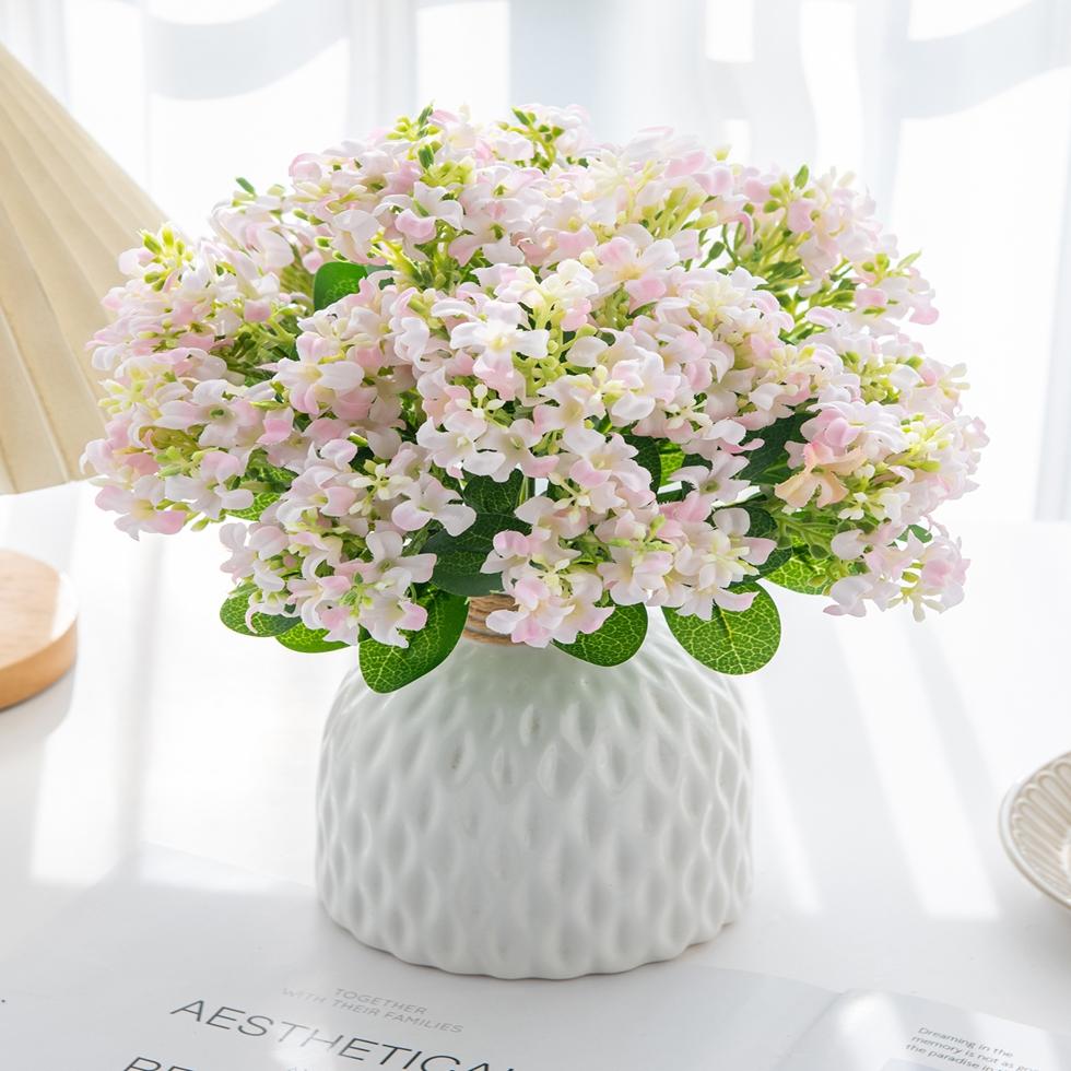 Artificial Flowers Silk Hyacinth Hot Sale Home Table Vase Outdoor Garden Bonsai Wedding Bride Party Decor DIY Gift Box Scrapbook
