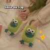 Fashion 2025 Winter Slippers Women Men Home Floor Shoes Cute Frog Keep Warm Soft Plush Couples Indoor Slides Ladies Cotton Footwear