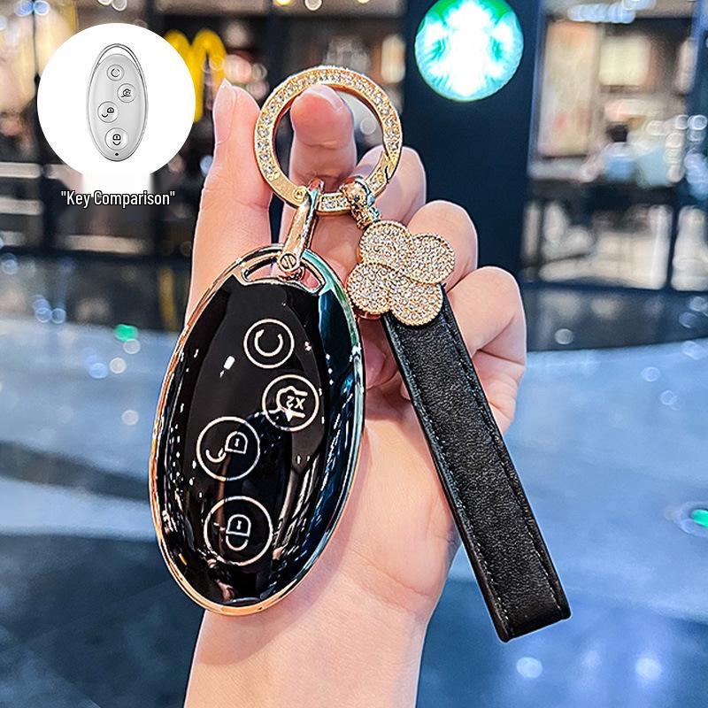 Compatible Key Case for BYD Models: Dolphin, Han, Qin Plus DMi, Song Pro, Yuan, Tang, Seagull EV, Destroyer 05, Seal 06