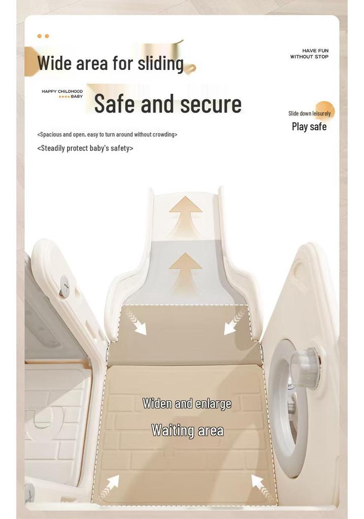 Kids' Indoor Slide & Swing Climbing Toy Set for Ages 1-7