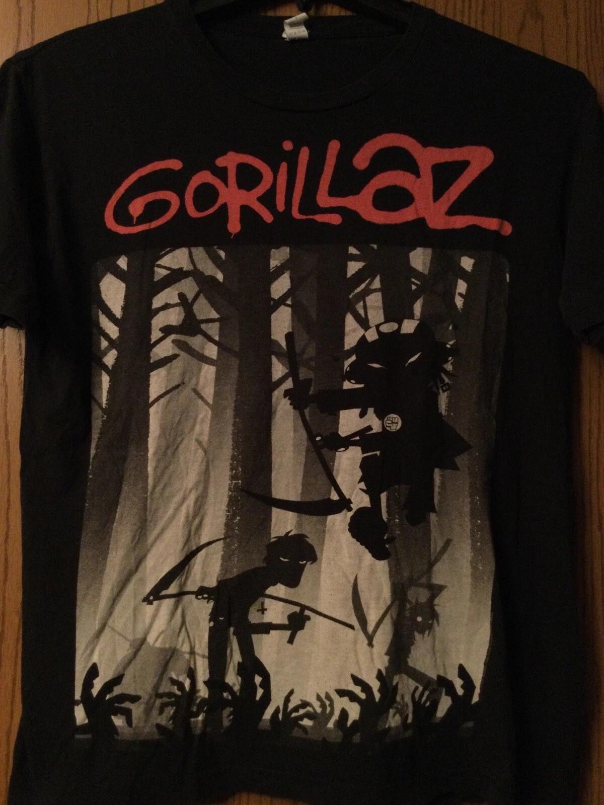 Gorillaz - 2011 Black Shirt - M - Tultex S