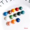 Mixed Colors Ceramics Porcelain Glass Cabochons 8/10/12/14/16Mm Cameo Flat Back Cabochon Supplies For Diy Jewelry Finding