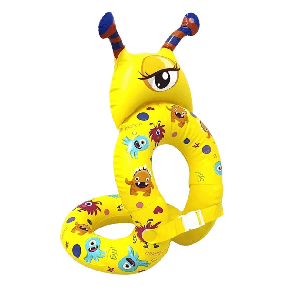 Adjustable PVC Kids Life Jacket Cartoon Style Inflatable Swim Vest  Swimming Pool