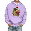 Men's Print Hooded Sweatshirt Long-Sleeve Casual Pullover Hoodie Hooded Sweatshirt