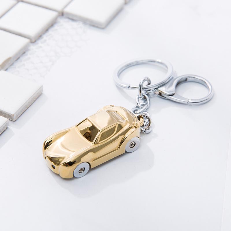 Šviečiantis cinko lydinio automobilio raktų pakabukas vyrams ir moterims kūrybiška dovana poros raktų pakabuko pakabukas Korėja mielas raktų žiedas stalo dekoracija