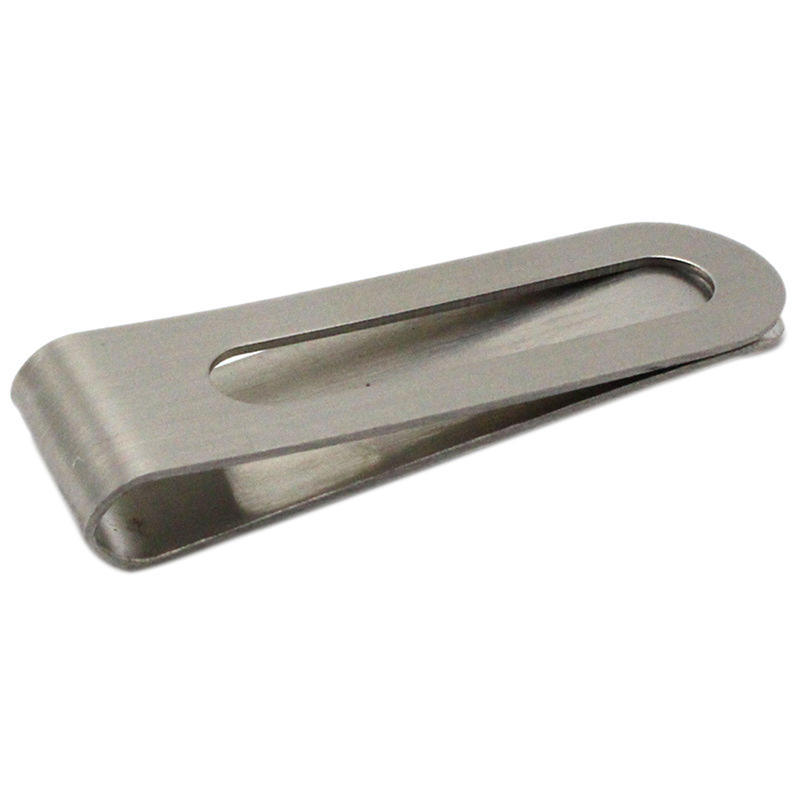 Mini Stainless Steel Slim Money Clip Purse Wallet Credit Card Id Cash Holder