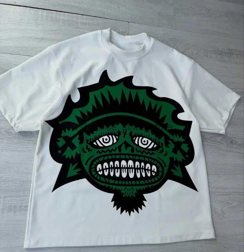 

2026 New Y2k Harajuku Streetwear Unisex and Women Short Sleeved Fashion New Cartoon Print Design Shirt Retro Hip Hop Trend TShirt 4XL