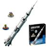 The Apollo Saturn V 92176 Building Blocks Space Rocket Idea Series Bricks Educational Toys for Children Birthday Xmas Gifts