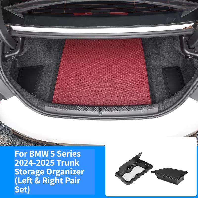 For BMW New 5 Series i5 Thickened Practical Trunk Storage Box Car Organizer Rear Boot Storage Case