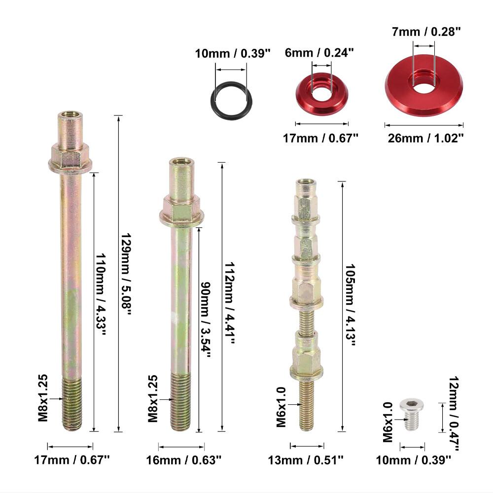 Engine Valve Cover Washer Screw Nut Bolt for Honda Civic Acura K-Series K20 K24