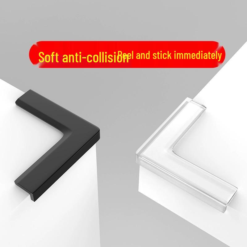 

Универсальный защитный уголок для детской безопасности: Многоцветная защита кромки стола Upgraded Long 16 Pcs White