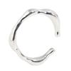 Sophisticated Sterling 925 Silver Geometric Adjustable Ring Contemporary Style For Women Fashionable