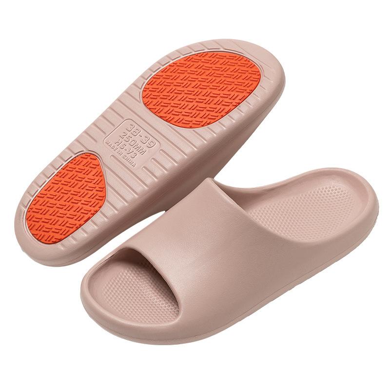 Non-slip Couple Cool Slippers for Bathroom Bathing, Women's Summer Home Indoor Anti-drop, Pregnant Women EVA Does Not Stink Feet