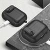 Carbon Fiber Texture Case for Airpods Pro 2 Anti-Drop Protective Cover for Airpods 3 2 1 Hard Shell with Keychain