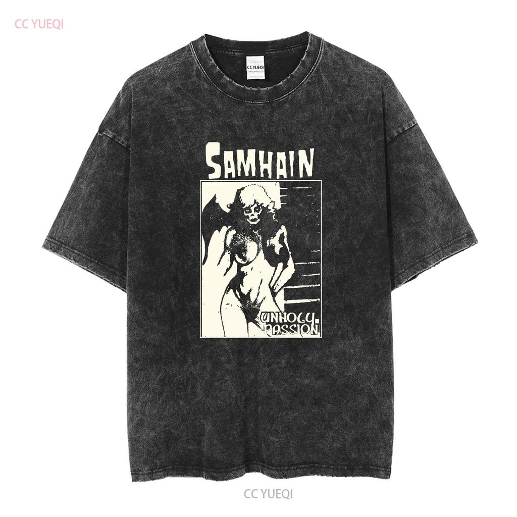 Late 90s Early 00s Samhain Unholy Passion Vintage T Shirt Rare Band Tee Goth Punk Misfits Danzig Long or Short Sleeves Vintage
