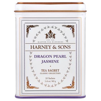 Classic Collection, Dragon Pearl Jasmine, 20 Tea Sachets, 1.4 Oz (40 G)