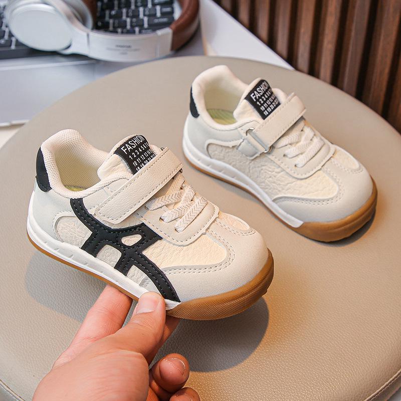 Kids' 2026 Spring Leather Waterproof Casual Sports Shoes for Toddlers