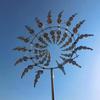 New Outdoor Metal Unique Windmill Iron Crafts Wind Power Rotating Sculpture Ornament Garden Art Decoration Windmill Ornaments