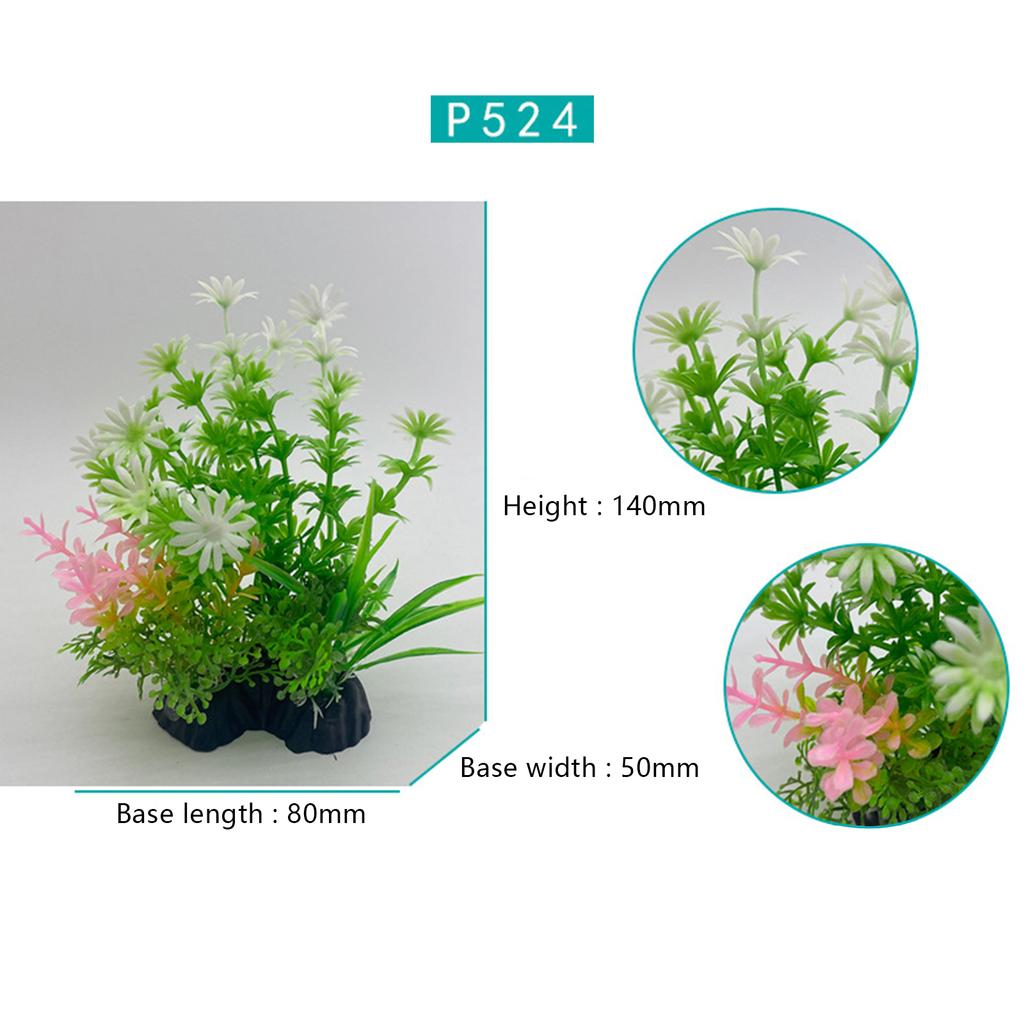 Artificial Aquarium Decor Plants Plastic Aquatic Plants Underwater Plants Aquarium Accessories DIY Decoration Piante Acquario