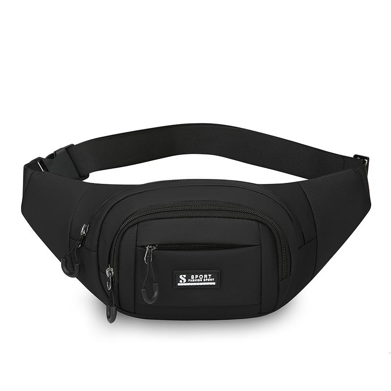 

Unisex Mobile Waist Bag Large Capacity Water Resistant Multifunctional Durable Construction Site Work Belt Bag чорний