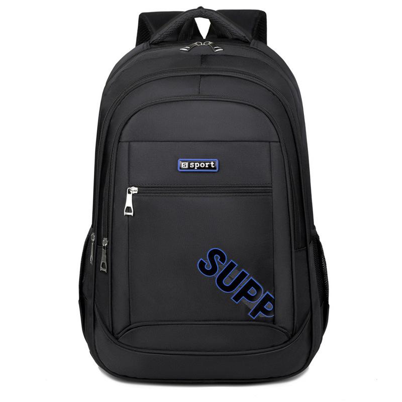 Backpack men's and women's backpack business laptop bag -1 inch travel large-capacity schoolbag anti-splashing water