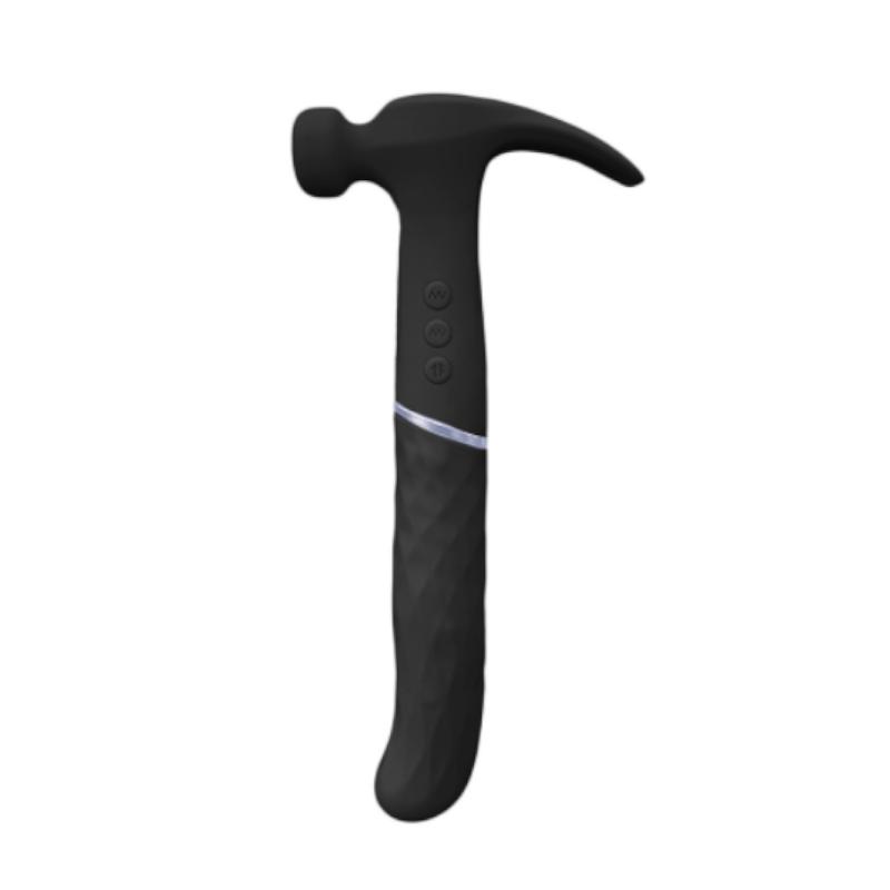 Novelty Double Ended Hammer Rechargeable Triple  Female Sex Toy G Spot S