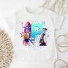 K-pop Demon Hunter Children's Cotton T-shirt for Girls - Sports Shirt - 2026 New Summer Short-Sleeved Casual Top - A-Z Letters