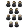 M5 Rubber WellNut 5mm Metric Motorcycle Windscreen Well Nut Wellnuts Brass NUTS 50 Pcs