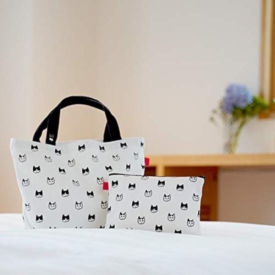 Small Pouch, Multi-purpose Case, Bankbook Holder, Cat Pattern, Men's and Women's, Stylish and Cute, Made In Japan, Cat Goods