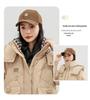 Graphene Maillard Women's Hooded Heated Mid-Length Winter Cotton Coat