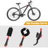 3pack Bike Scrubbers Quick Washing Brush Large Brush Chain Washer Small Brush for Maintenances Professional