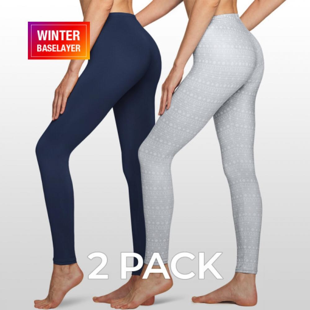 

Женское нижнее белье с начесом, длинные брюки TSLA, комплект из 2 шт. TM WHB206