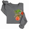 Damen Freizeit Langarm Bedruckter Rundhals Sweatshirt Pullover Top für Herbst und Winter